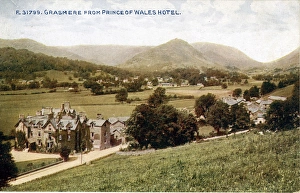 View from Prince of Wales Hotel, Grasmere, Cumbria View from Prince of Wales Hotel, Grasmere, Cumbria