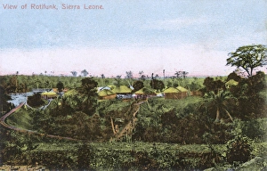 View of Rotifunk, Sierra Leone, West Africa View of Rotifunk, Sierra Leone, West Africa