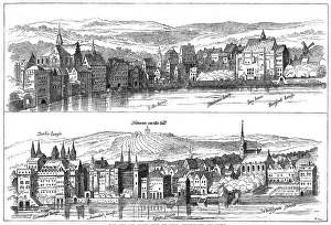 16th Century Print: View of the Strand, London