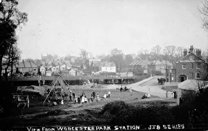 View from Worcester Park station, SW London (Surrey) View from Worcester Park station, SW London (Surrey)