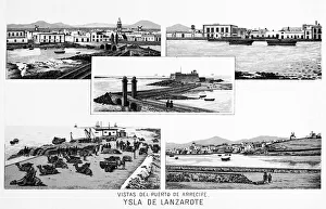 Five views of Arrecife, Lanzarote, Canary Islands Five views of Arrecife, Lanzarote, Canary Islands
