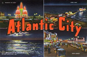 Four views of Atlantic City, New Jersey Four views of Atlantic City, New Jersey