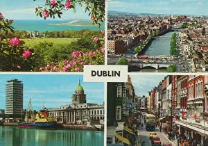 Four views of Dublin, Republic of Ireland Four views of Dublin, Republic of Ireland