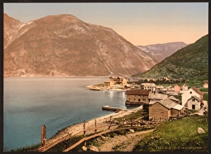 Vik in Eidfjord, Hardanger Fjord, Norway Vik in Eidfjord, Hardanger Fjord, Norway