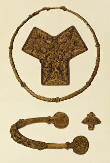Prints of Norwegian artifacts from the Viking era Viking Weapons And Armor Prints: Viking Era Print: Norwegian Artifacts