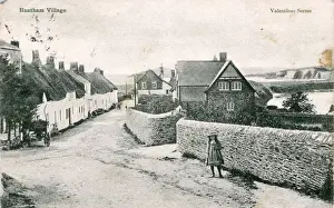 Prints of The Village, Bantham, Kingsbridge, near Thurlestone, Devon, England. Date: 1907 Thurlestone Prints: The Village, Bantham, Devon Print 1907