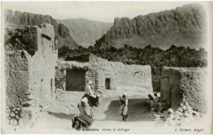 Village of El-Kantara, Algeria - caravan station Village of El-Kantara, Algeria - caravan station