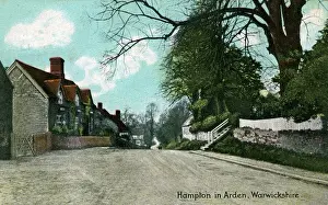 Prints of The Village, Hampton in Arden, Solihull, near Birmingham, Warwickshire, England. Date: 1911 Birmingham Prints: The Village, Hampton in Arden Print, 1911