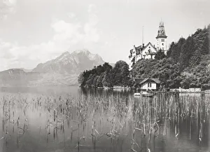 Village of Hertenstein, Lake Lucerne Switzerland Village of Hertenstein, Lake Lucerne Switzerland