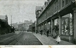 Lancashire History Prints: The Village, Stacksteads, Lancashire