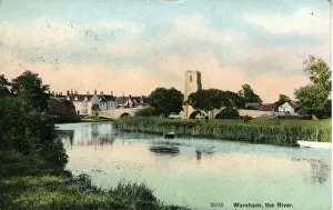 The Village, Wareham Print, Dorset England 1910s