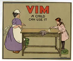 Victorian Era Advertising Prints: Vim advertising insert