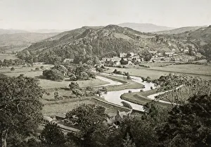 Vintage 19th century photograph: Vale of Ffestiniog, rural Wales Vintage 19th century photograph: Vale of Ffestiniog, rural Wales