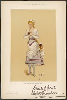 Violet Cameron Print: Actress as Gretchen in Rip van Winkle