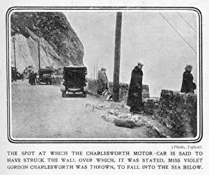 Violet Gordon Charlesworth: site of the crash Violet Gordon Charlesworth: site of the crash
