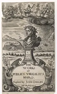 Virgil Print - Engraving of Roman Poet Virgil