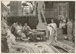 Historical Literary Figures Prints: Virgil & Aeneid