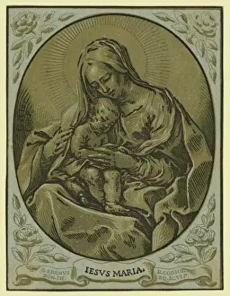 Chiaroscuro Painting Prints: The Virgin and Child