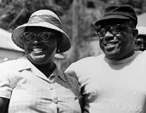 Virgin Islanders Print: Tortola Market Scene, Late 1960s