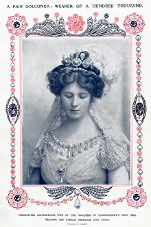 Viscountess Castlereagh in her famous necklace & tiara Viscountess Castlereagh in her famous necklace & tiara