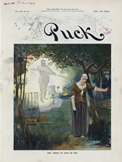 Print of The vision of Joan of Arc, 1912
