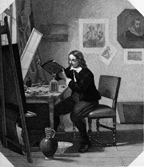 Flemish Art And Culture Prints: Visscher at Work
