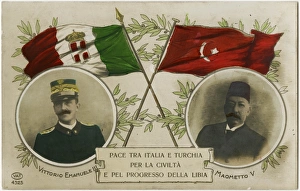 Vittorio Emanuele III & Mehmet V - First Treaty of Lausanne Vittorio Emanuele III & Mehmet V - First Treaty of Lausanne