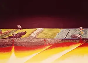 Igneous Rock Formation Prints: Volcanic Activity