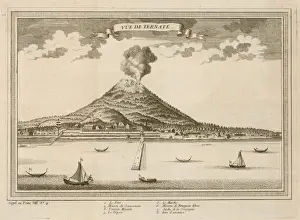 Indonesian Historical Landmarks Prints: Volcano - Ternate