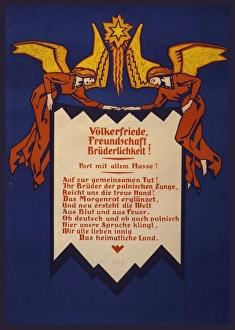 Volkerfriede, Freundschaft, Bruderlichkeit! Fort mit allem H Volkerfriede, Freundschaft, Bruderlichkeit! Fort mit allem H
