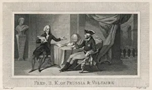Historical Writer Portrait Prints: Voltaire Neagle