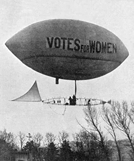 Votes for women air balloon, 1909 Votes for women air balloon, 1909