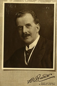 W Barratt, founder of W Barratt & Co Ltd W Barratt, founder of W Barratt & Co Ltd