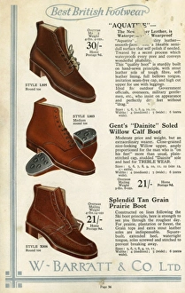 W Barratt & Co Ltd shoe catalogue, boots W Barratt & Co Ltd shoe catalogue, boots