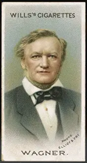 19th Century Music Artists Prints: Wagner (Cigarette Card)
