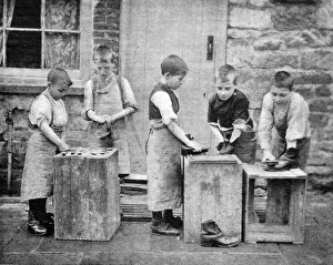 Waifs and Strays Society Lincoln - Boot polishing Waifs and Strays Society Lincoln - Boot polishing
