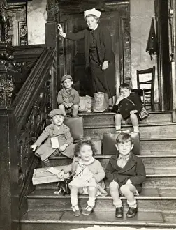 World War 2 Evacuation Prints: Waiting to Evacuate