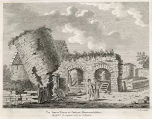 Framed Print : Caerleon Roman Tower Print Framed Print : Caerleon Roman Tower Print