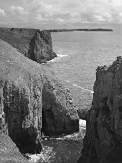 National Park Landscapes UK Prints: Wales / Lydstep Point