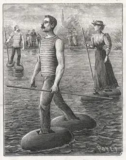 Print: Walking on Water with Sea-Boots