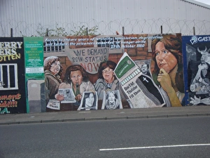 Wall mural of 27 October 1980 at Belfast Wall mural of 27 October 1980 at Belfast