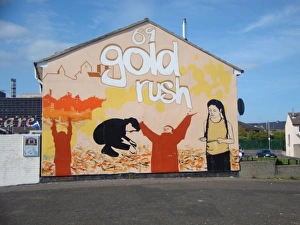 Wall mural of 69 Gold Rush at Belfast Wall mural of 69 Gold Rush at Belfast