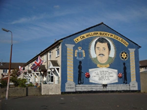 Wall mural close up of Fallen comrades at Belfast Wall mural close up of Fallen comrades at Belfast