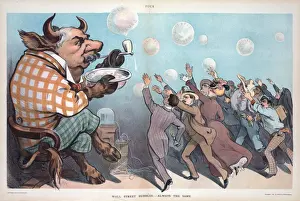 Mary Evans Prints Online - Wall Street Bubbles Print, 1901