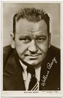 Vintage Film Star Photos Prints: Wallace Beery
