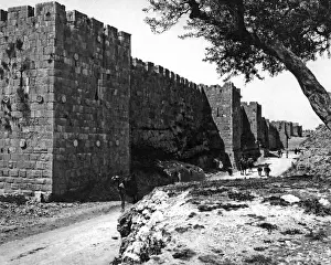 Old City Jerusalem Prints: Walls of Jerusalem