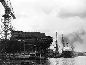 Wallsend-on-Tyne Shipbuilding Print 1963