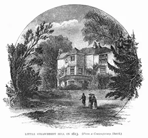 Walpole's Strawberry Hill: A Print of Horace Walpole