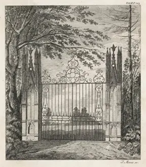 18th Century Architecture UK Prints: Walpole / Strawberry Gate