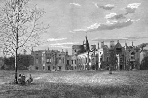 Strawberry Hill Grounds Print by Horatio Walpole